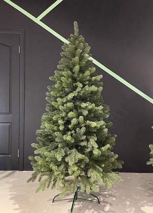 Новогодняя елка литая искусственная ковалевская ель зеленая 1.5