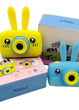 Цифровой детский фотоаппарат x500 зайчик hd-экран фото/видео