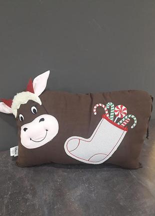 Подушка декоративная коровка