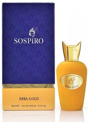 Sospiro perfumes erba gold 100 ml
