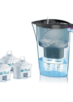 Фильтр-кувшин laica light grafitti line 3 картриджа в комплекте