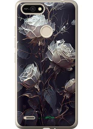 Чохол на tecno pop 2f b1f троянди 2 "5550u-2391-7673"