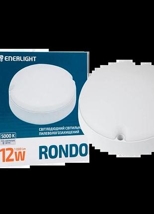 Светильник светодиодный enerlight rondo 12вт 5000к ip65