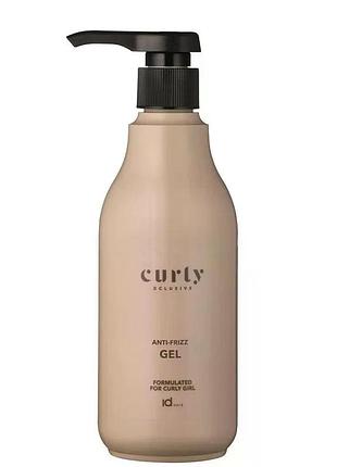 Гель idhair против пушистости волос curly xclusive anti-frizz curl gel 500 мл