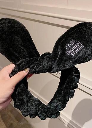 Домашняя повязка на голову женская headband d11-6a. повязка косметическая для фиксации волос