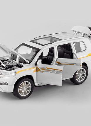 Автомодель металлическая машинка toyota land cruiser prado 1:32