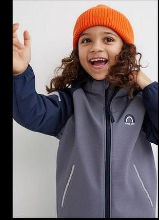 5-6р.суперова вітровка на флісі софтшел h&m