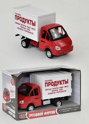 Jt машинка інерція газель "продукти" 9077 a (24/2) об'явл. двері, звук, світло, інерція, на батарейці, в