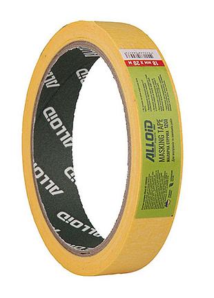 Стрічка малярська 18мм х 20м, 120мкм alloid