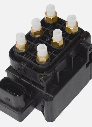 Блок клапанов пневмоподвески audi a6/a7/a8, 4h0616013c