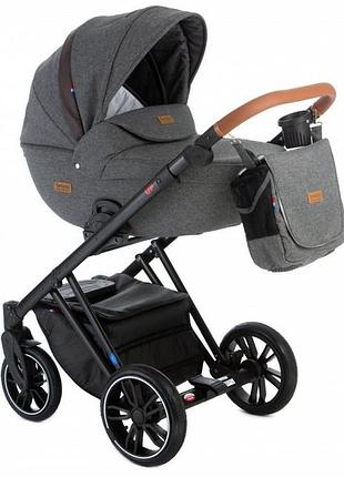 Коляска 2 в 1 broco up 9023-up, dark grey, темно сірий
