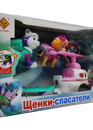 Фигурка герои щенки эверест и скай jd-906c