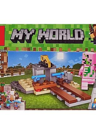 Конструктор дитячий "minecraft" 66024k-5, 41 деталь
