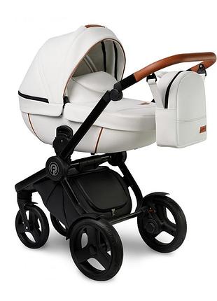 Коляска 2 в 1 verdi futuro 06, white diamond, беж/коричневий