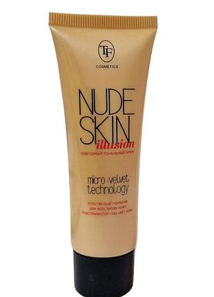 Тональный крем triumph nude skin №104 натурально-бежевый триумф