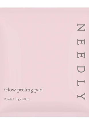Пілінг-педи для оновлення та сяйва проблемної шкіри needly glow peeling pad, 2 шт