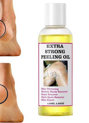 Сильное масло-пилинг, отшелушивающее средство для лица, тела, пяток..большой 110мл