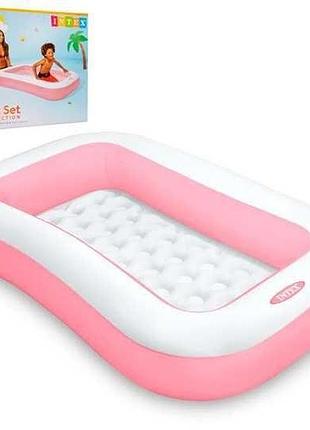Басейн дитячій -166*100*25 см. 90л. м'яке дно. 58423