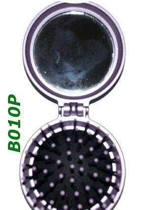 Гребінець для волосся массажная складна с зеркалом dagg