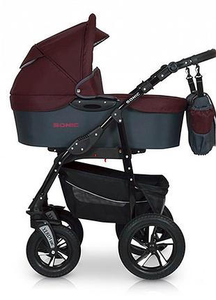 Коляска 3 в 1 verdi sonic 50, бордо