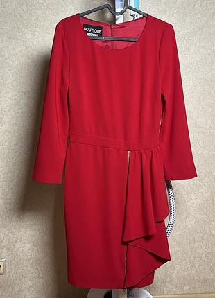 Красное платье boutique moschino р.36