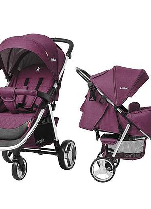Коляска прогулочная carrello unico crl-8507 lilac purple +дождевик l /1/ moq