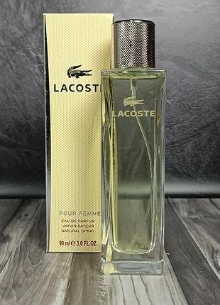Уценка! женская парфюмированная вода lacoste pour femme (лакоста пур фем ) 90 мл