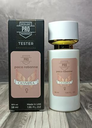 Женский парфюм paco rabanne olympea tester pro (пако рабанне олимпия) 58 мл.