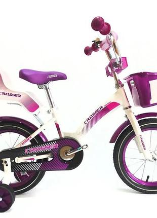 Дитячий велосипед crosser kids bike фіолетовий, 16