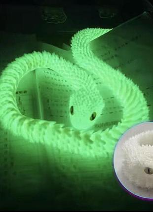 Гибкая 3d молния с 3d-принтера 29,5см | игрушка трансформер антистресс | pla | подарок для детей и взрослых флюоресцентний