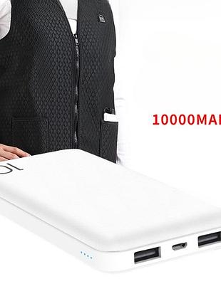 Корпус для повербанка с платой заряда на аккумулятор 1260110 li-pol 3.7в белый