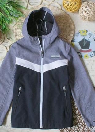 9-10р.куртка вітровка на флісі софтшел northville