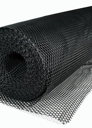 Сетка пластиковая 6*8 1м*30м от кротов чёрная сота