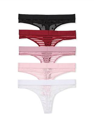 Набір трусиків victoria’s secret, 5шт😍 труси трусики