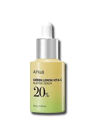 Сыворотка для лица с витамином с anua green lemon vita c blemish serum, 20 мл