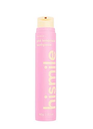 Зубная паста со вкусом розового лимонада hismile pink lemonade toothpaste, 60 г
