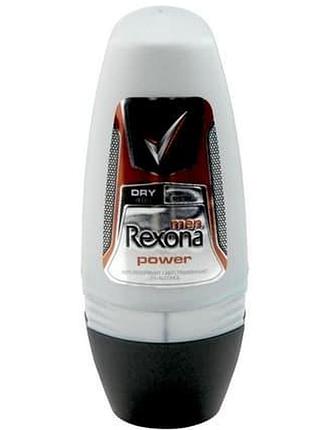 Антиперспирант rexona ролик 50мл мужской power