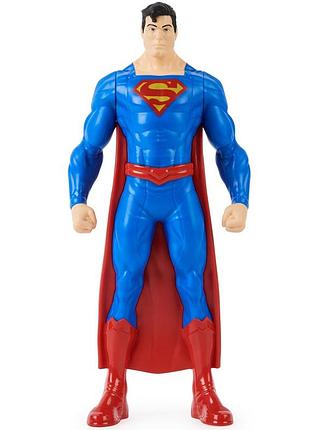 Детская фигурка супермен 24 см — игрушка супергерой с плащом, персонаж dc
