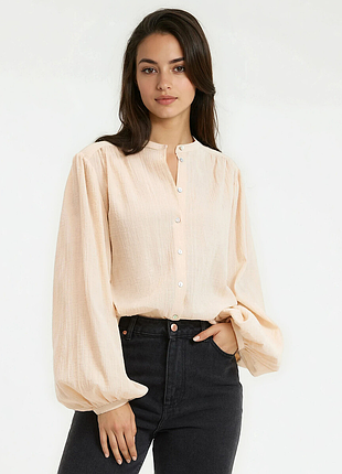 Базовая рубашка свободного кроя