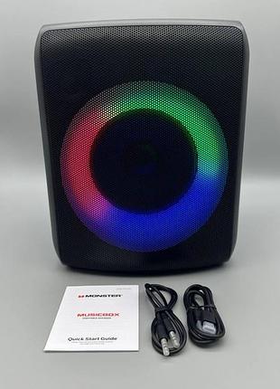 Портативная колонка monster mini musicbox 40w ms22150