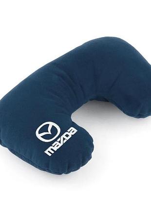 Подушка-підголівник mazda синій