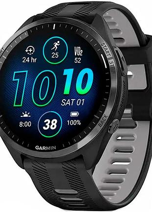 Garmin forerunner 965 amoled (010-02809-10) carbon gray dlc titanium bezel часы новые!!!