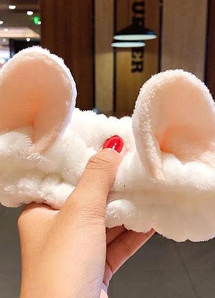 Домашняя повязка на голову женская headband d11-3a. повязка косметическая для фиксации волос