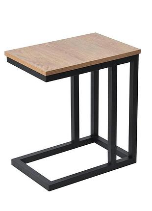 Приставний диванний стіл "омбет" малий дуб античний