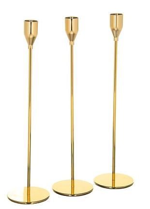 Набор подсвечников из 3-х штук ромилда 40 см 18724-004