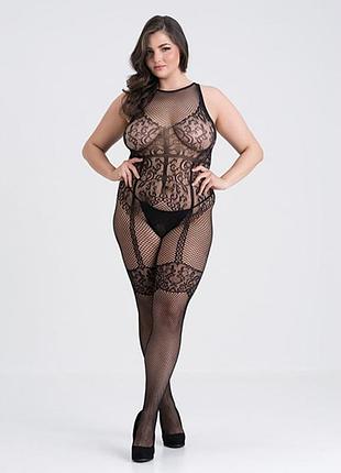 Ажурный комбинезон fifty shades of grey captivate plus size black