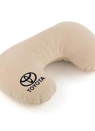 Подушка-підголівник toyota бежевий