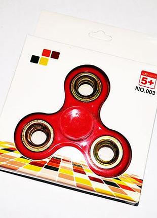 Спиннер игрушка крутящая (spinner) красный