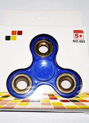 Спиннер игрушка крутящая (spinner) синий