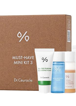 Набір мініатюр dr.ceuracle must-have mini kit 3, 4 шт
